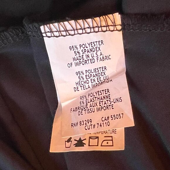 Nik and Nash black poof arm long sleeve midi dress in black. Size XL. - Picture 6 of 7